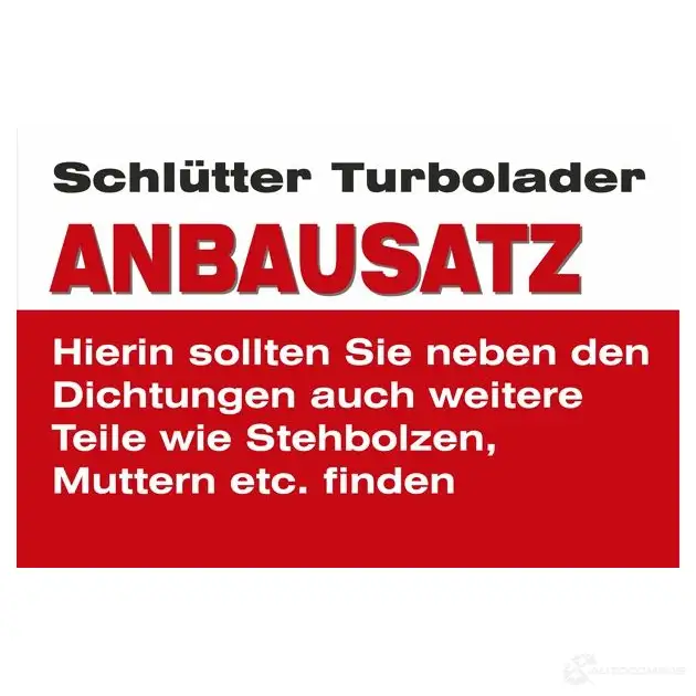 Комплект прокладок турбины SCHLÜTTER TURBOLADER 25317067s 4044578070672 B1I7 WS 1637931