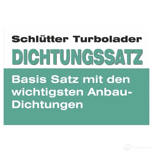 Комплект прокладок турбины SCHLÜTTER TURBOLADER 8AA9IP U disa10248 4727609 изображение 0