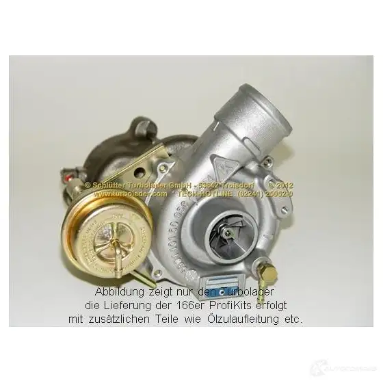 Турбина SCHLÜTTER TURBOLADER 53039880022 53039700 022 1635624 16601010 - Изображение 1