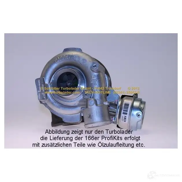 Турбина SCHLÜTTER TURBOLADER 16603050eol 1437785608 71ADC M - Изображение 1