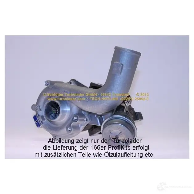 Турбина SCHLÜTTER TURBOLADER 4044578764809 pro06070 1638492 H4T TI6 - Изображение 1