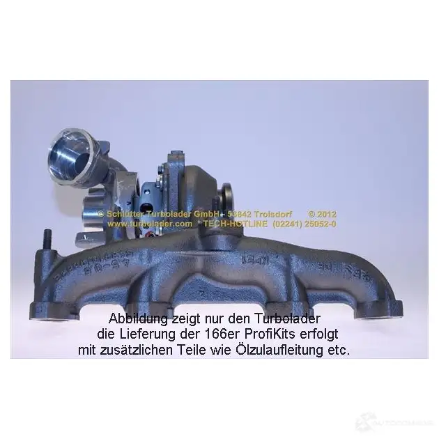Турбина SCHLÜTTER TURBOLADER 1638405 WGSR BR pro02790 4044578758808 - Изображение 1