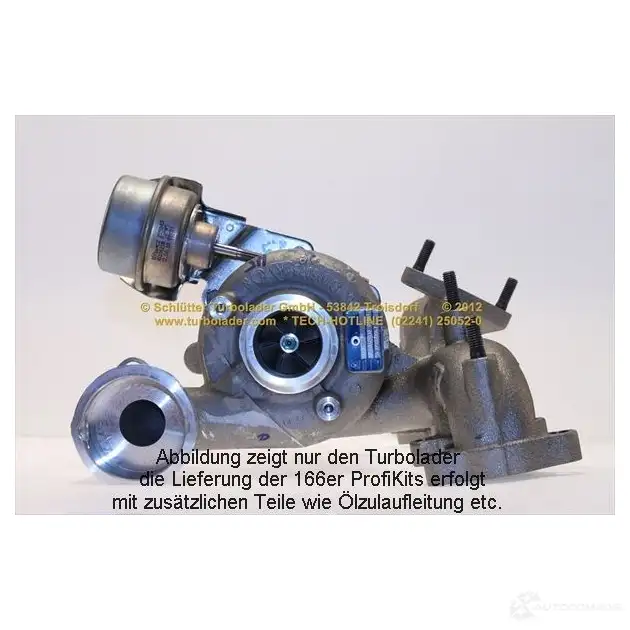 Турбина SCHLÜTTER TURBOLADER 1637997 4044578733706 ZZ01 6ZP pro00230 изображение 0