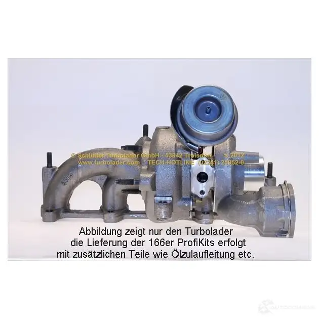 Турбина SCHLÜTTER TURBOLADER 1637997 4044578733706 ZZ01 6ZP pro00230 изображение 1
