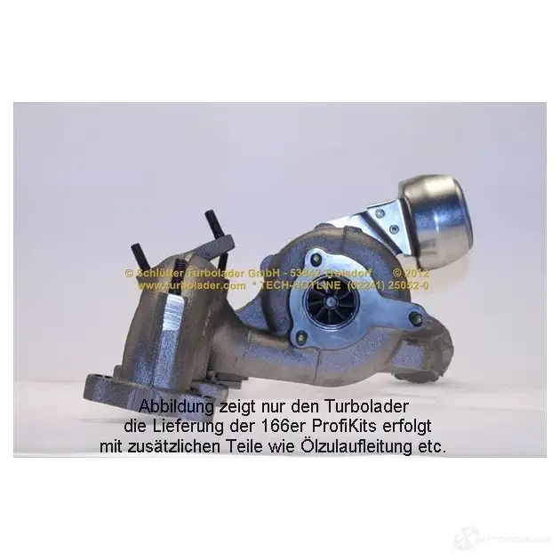 Турбина SCHLÜTTER TURBOLADER 1637997 4044578733706 ZZ01 6ZP pro00230 изображение 2