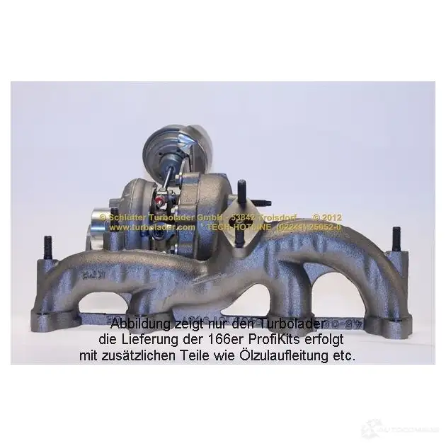 Турбина SCHLÜTTER TURBOLADER 1637997 4044578733706 ZZ01 6ZP pro00230 изображение 3