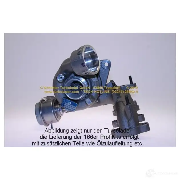 Турбина SCHLÜTTER TURBOLADER 1638394 5439970007 2 pro02700d 54399880072 изображение 1