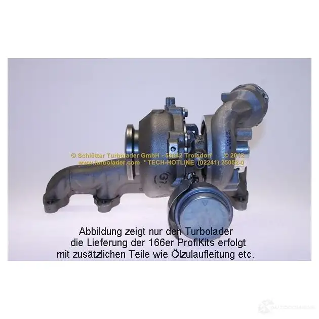 Турбина SCHLÜTTER TURBOLADER 1638394 5439970007 2 pro02700d 54399880072 изображение 2
