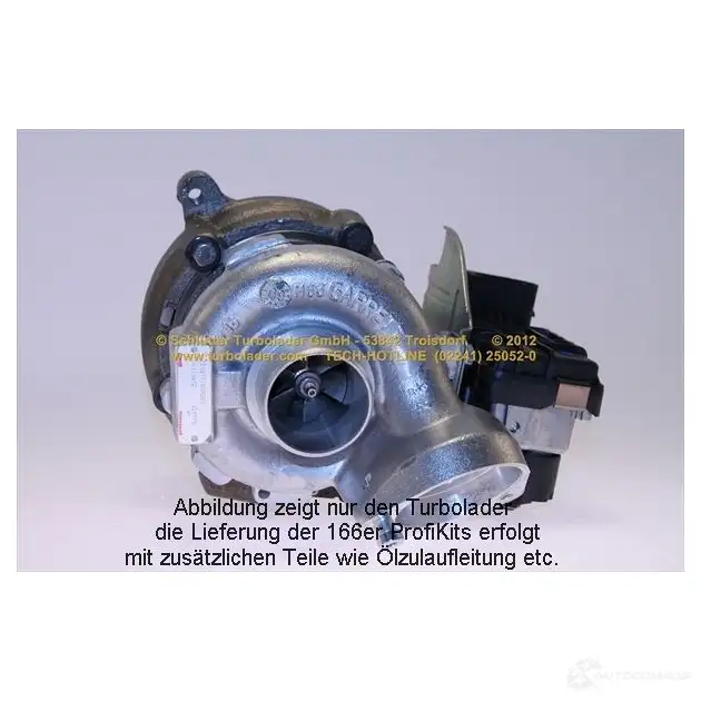 Турбина SCHLÜTTER TURBOLADER 5 GMZ3 1638447 pro04045 4044578761006 - Изображение 1