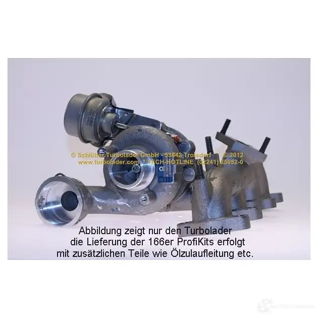 Турбина SCHLÜTTER TURBOLADER 1635425 16600280 54 399700008 54399700019 - Изображение 1