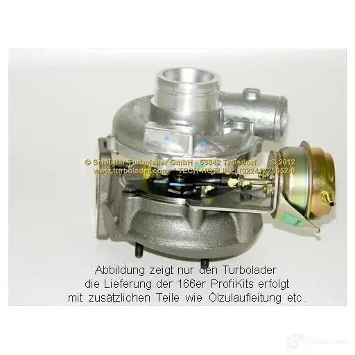 Турбина SCHLÜTTER TURBOLADER 16602330eol 454192-5 45 4192-1 1193990796 - Изображение 1