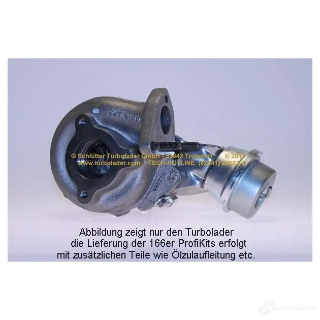 Турбина SCHLÜTTER TURBOLADER 54359880015 1635419 5435970 0015 16600245 - Изображение 1