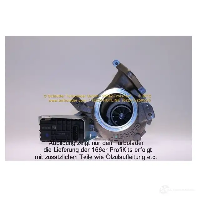 Турбина SCHLÜTTER TURBOLADER 742 693-1 742693-2 16600555 1635505 изображение 2