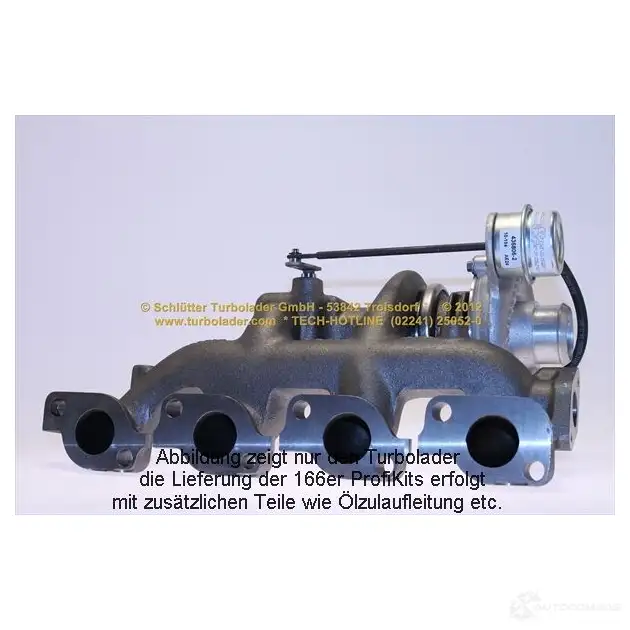 Турбина SCHLÜTTER TURBOLADER 1638465 SWN TP2T pro05111 4044578730361 - Изображение 1
