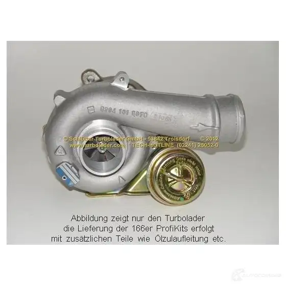Турбина SCHLÜTTER TURBOLADER 1638190 4044578749400 pro01120 WCEX E2U - Изображение 1