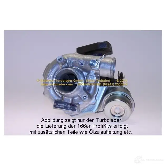 Турбина SCHLÜTTER TURBOLADER 454082-2 16600470 4 54082-1 1635479 - Изображение 1