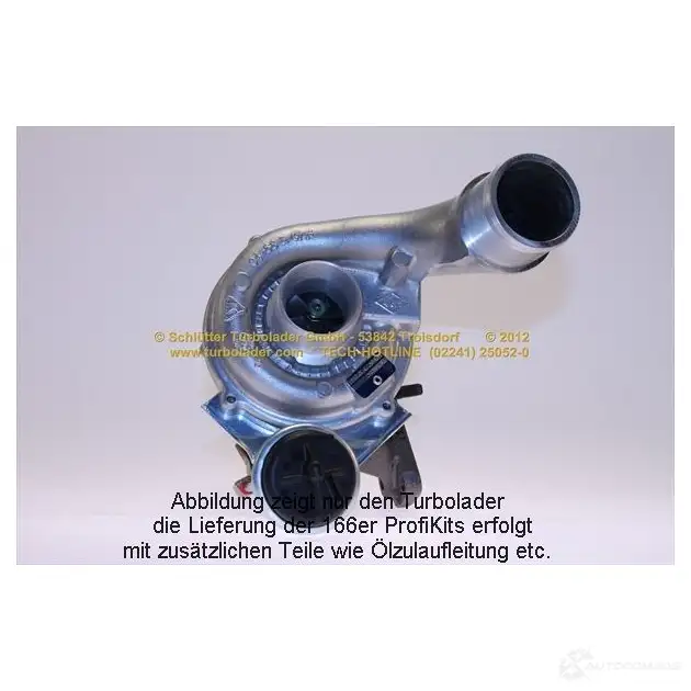 Турбина SCHLÜTTER TURBOLADER 1635459 5 3039700047 16600405 53039880047 - Изображение 1