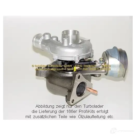 Турбина SCHLÜTTER TURBOLADER 3 6JKPPB 1638082 pro00640 4044578740704 изображение 0