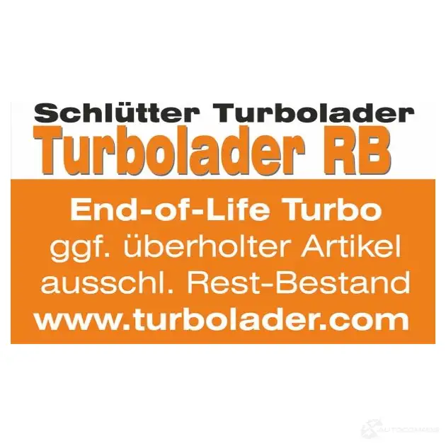 Турбина SCHLÜTTER TURBOLADER 1437781279 18609513rb 6UPZM V