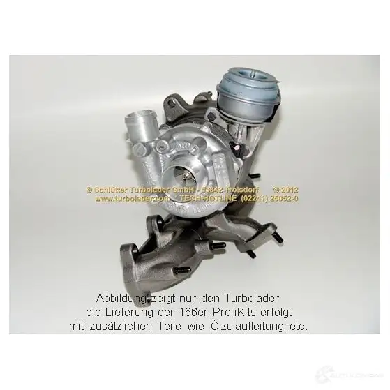 Турбина SCHLÜTTER TURBOLADER 17205181eol 454232-5011S 454232- 2 1424502337 - Изображение 1
