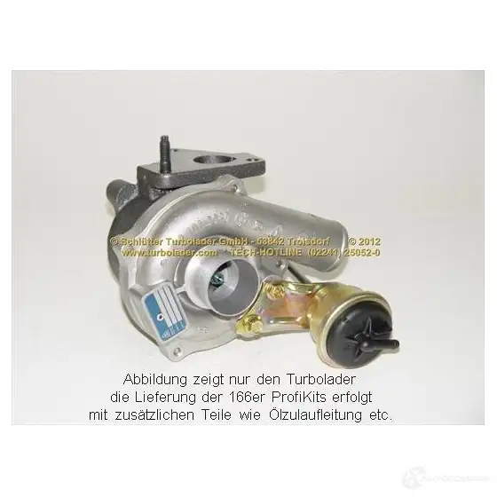 Турбина SCHLÜTTER TURBOLADER pro09180 1638534 4044578768708 M9 3FV22 изображение 0