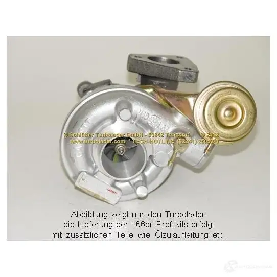 Турбина SCHLÜTTER TURBOLADER 45409 7-1 454097-2 16600540 1635499 - Изображение 1