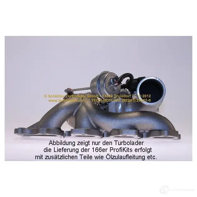 Турбина SCHLÜTTER TURBOLADER pro00196 4044578775102 1637988 FO3B N - Изображение 1