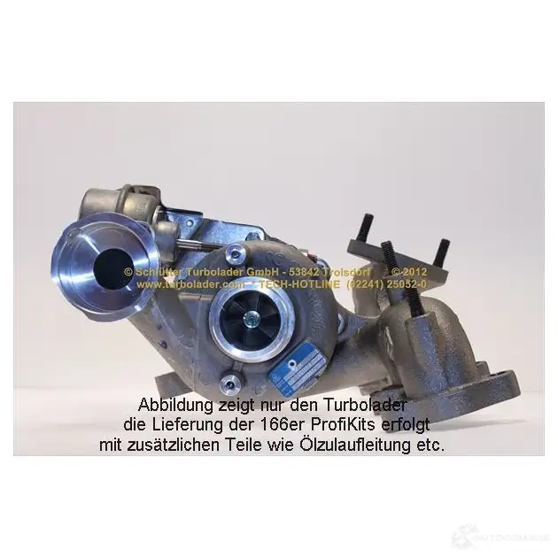 Турбина SCHLÜTTER TURBOLADER 54399700020 1193986403 543 99700009 16600290eol - Изображение 1