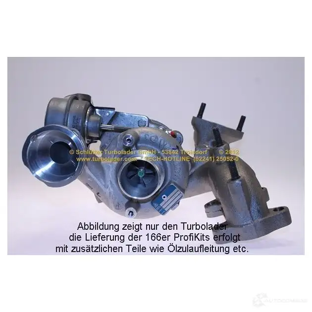 Турбина SCHLÜTTER TURBOLADER 1193994312 16607030eol 543997 00058 54399880058 изображение 1