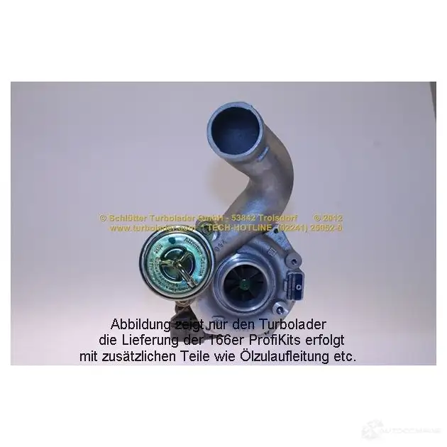 Турбина SCHLÜTTER TURBOLADER 53 049700026 53049880026 16602746 1635969 - Изображение 1
