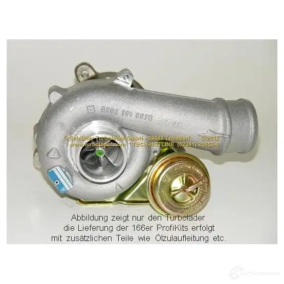 Турбина SCHLÜTTER TURBOLADER 16601090 53049 700020 53049880020 1635656 - Изображение 1
