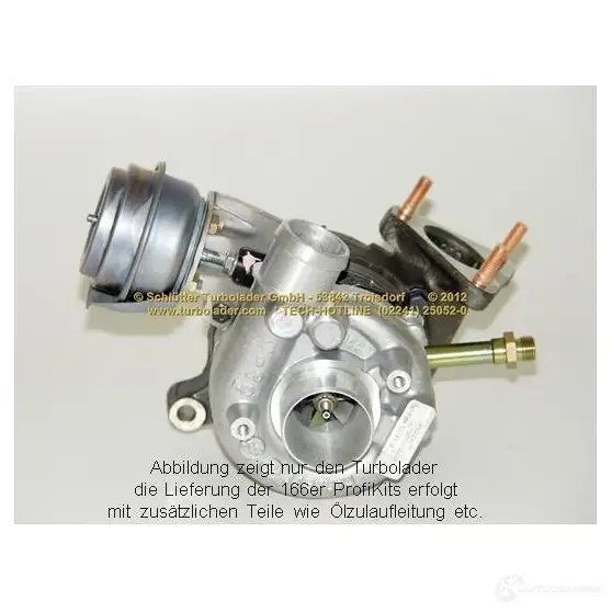 Турбина SCHLÜTTER TURBOLADER 70 1855-2 701855-5006S 1635344 16600060eol изображение 0