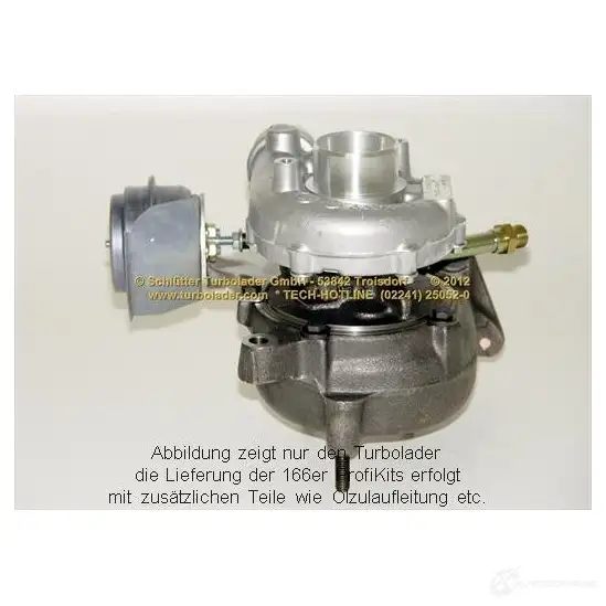 Турбина SCHLÜTTER TURBOLADER 70 1855-2 701855-5006S 1635344 16600060eol изображение 2