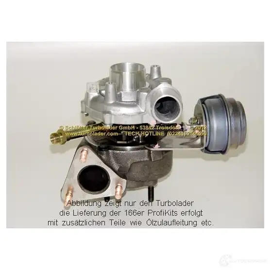 Турбина SCHLÜTTER TURBOLADER 70 1855-2 701855-5006S 1635344 16600060eol изображение 5