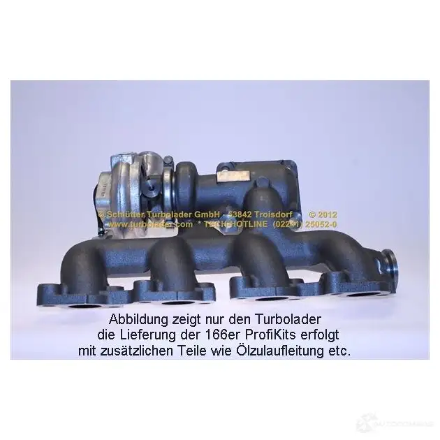 Турбина SCHLÜTTER TURBOLADER 4044578770602 WP VEP 1638554 pro09375 изображение 4