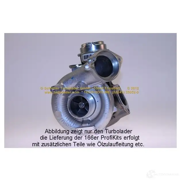 Турбина SCHLÜTTER TURBOLADER 1636104 742417 -1 16606011 7424170001 - Изображение 1