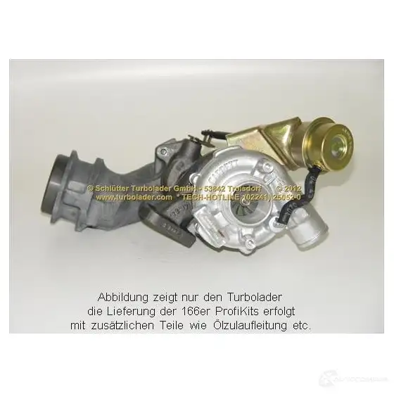 Турбина SCHLÜTTER TURBOLADER 45 4064-1 1635470 454064-5001S 16600450eol изображение 3