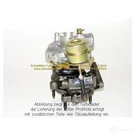 Турбина SCHLÜTTER TURBOLADER 454083-2 16600520 454083 -1 1635494 - Изображение 1