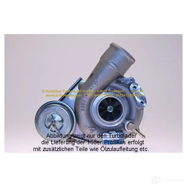Турбина SCHLÜTTER TURBOLADER 4044578761600 1638454 PP ISK pro04080 - Изображение 1