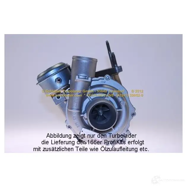 Турбина SCHLÜTTER TURBOLADER 1636186 16609230eol 75 5507-1 755507-2 изображение 1