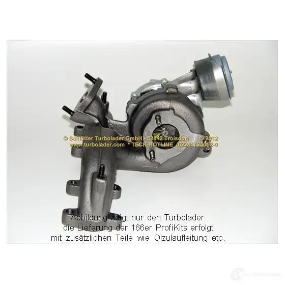 Турбина SCHLÜTTER TURBOLADER pro00070 1637958 3W1X LP1 4044578731108 изображение 1