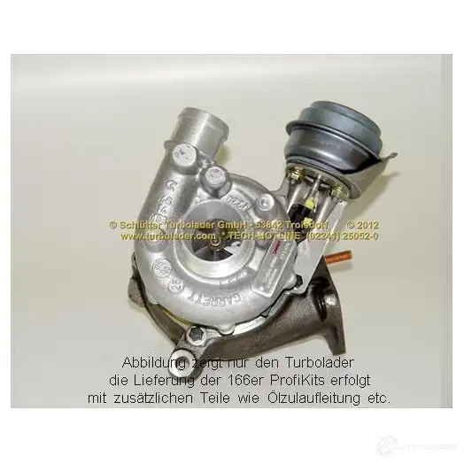 Турбина SCHLÜTTER TURBOLADER pro00130 QZ 62B 4044578732105 1637977 - Изображение 1