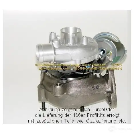 Турбина SCHLÜTTER TURBOLADER 4044578780700 1635372 O9X CY 16600100eold изображение 1