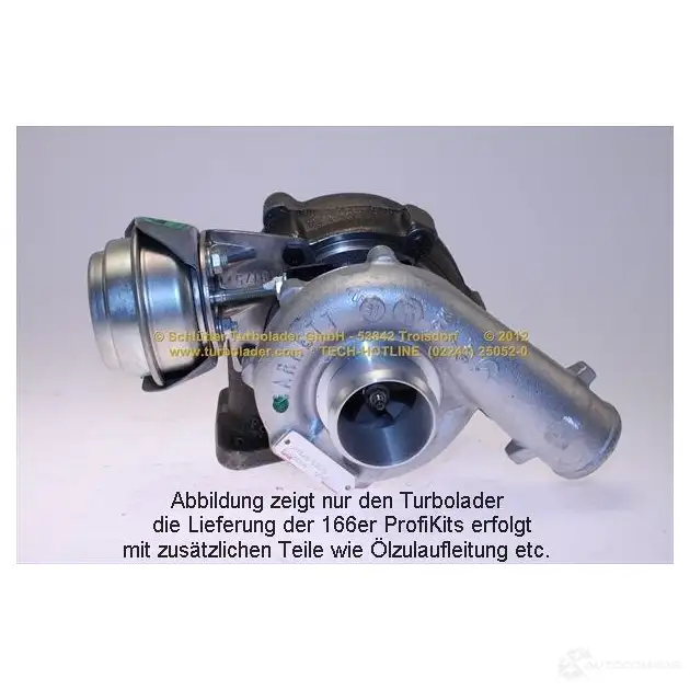 Турбина SCHLÜTTER TURBOLADER 1635456 71762 8-1 16600385 717628-5001S - Изображение 1