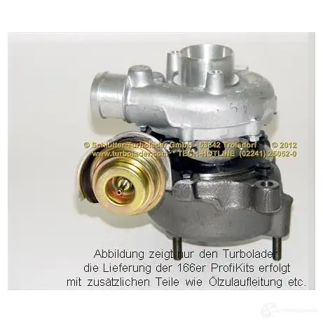 Турбина SCHLÜTTER TURBOLADER 4541 83-1 1635504 16600550 454183-2 изображение 0