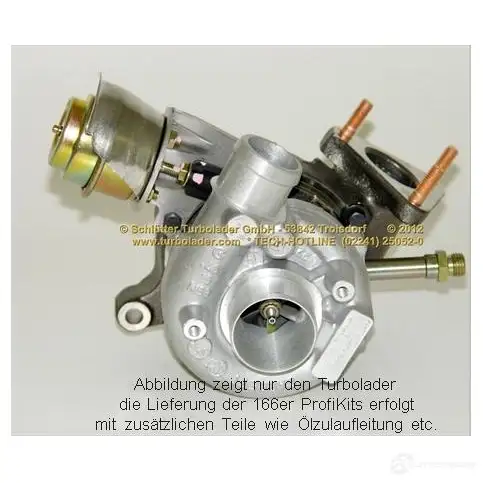 Турбина SCHLÜTTER TURBOLADER 4541 83-1 1635504 16600550 454183-2 изображение 2