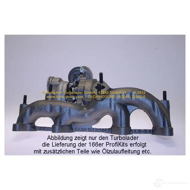 Турбина SCHLÜTTER TURBOLADER 4044578765202 pro07030 67 92U 1638496 изображение 1