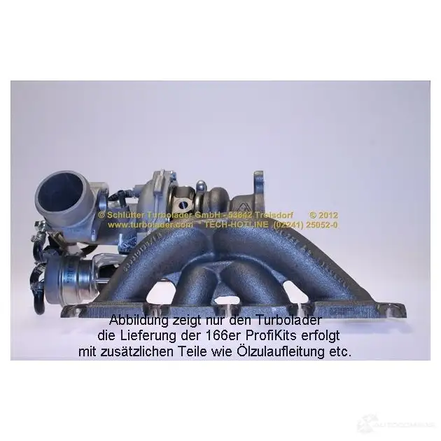 Турбина SCHLÜTTER TURBOLADER 530397 00087 53039700106 16606040eol 1193994216 - Изображение 1