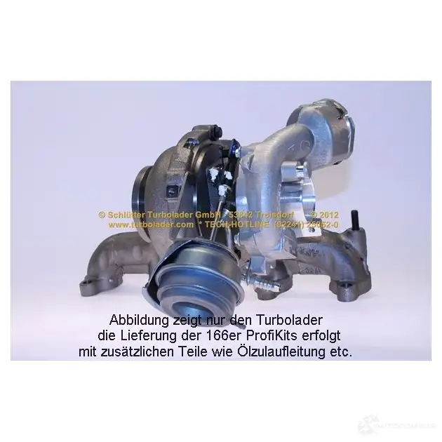 Турбина SCHLÜTTER TURBOLADER NM3 23Z 16602590d 4044578782506 1635944 изображение 1