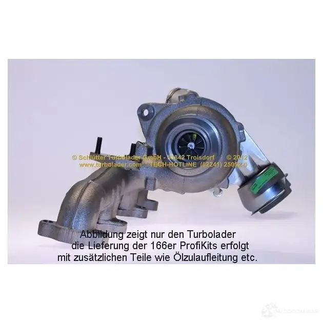 Турбина SCHLÜTTER TURBOLADER NM3 23Z 16602590d 4044578782506 1635944 изображение 2